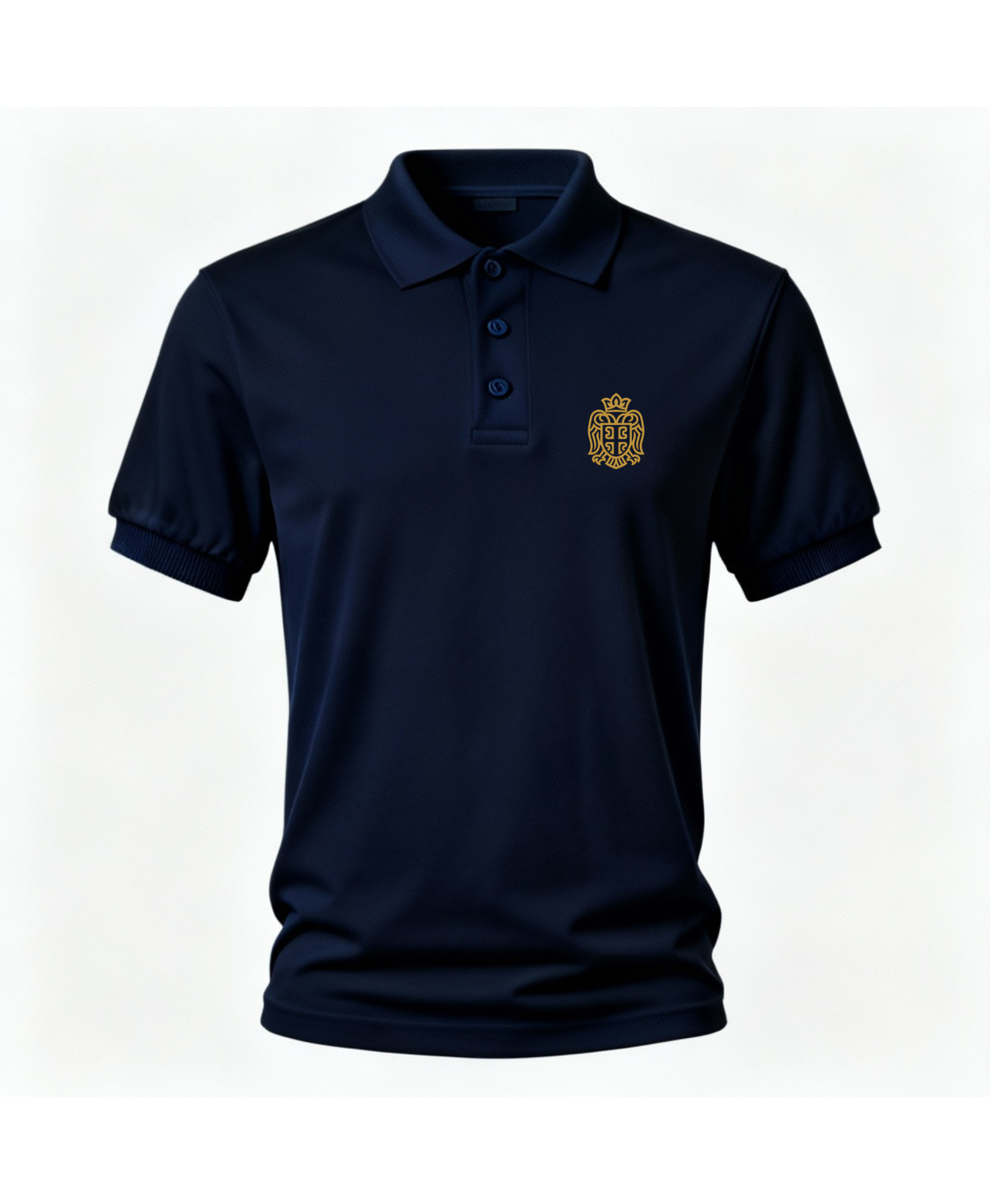 BΛOK® Polo – Zlatni Grb | unisex