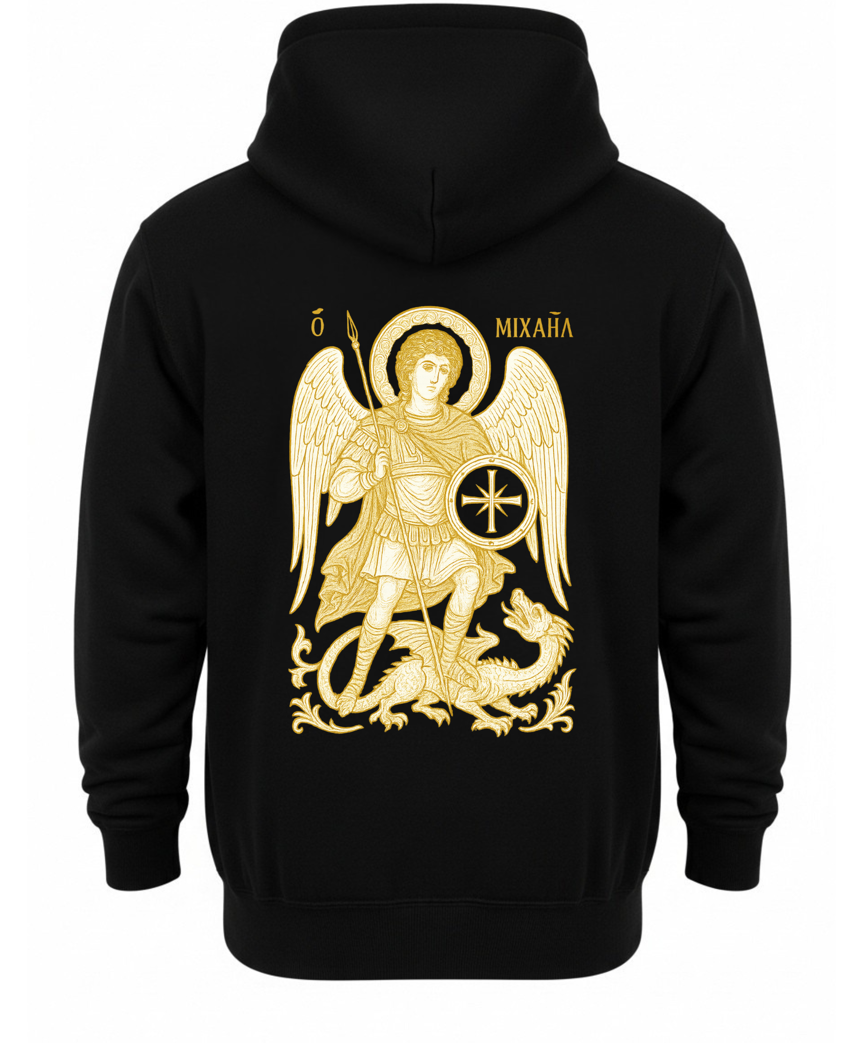 BΛOK® Mihailo – Zlatni Štit Hoodie | unisex
